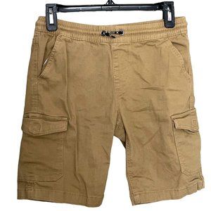 Vintage Weatherproof Boy Bermuda Cargo Shorts Cotton Beige M 10 / 12